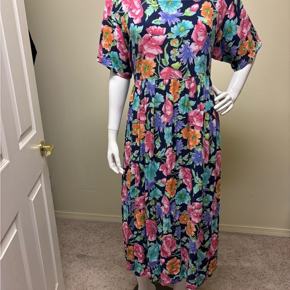 Diane Von Furstenberg floral long dress - Picture 2 of 6